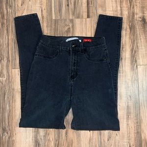 Very Stretchy Hi Rise Jegging -  Dark Gray